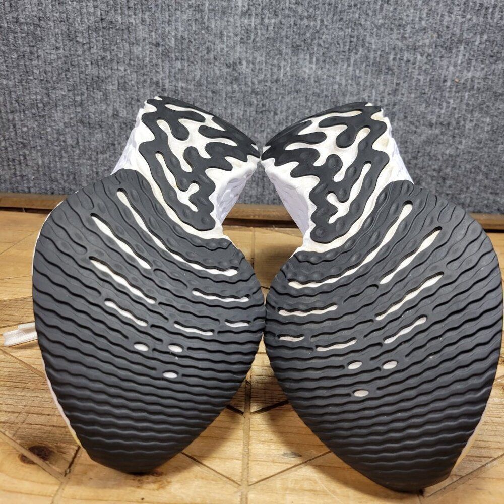 Nike React Infinity Run Flyknit‎ Mens Shoes 8 White Black Green Knit Sneakers - Picture 10 of 12